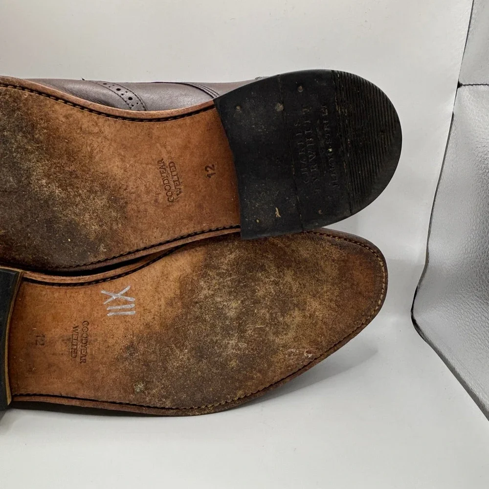 Monk Strap Shoes Charles Tyrwhitt 10 Brown Leather Wingtip Brogue Heritage